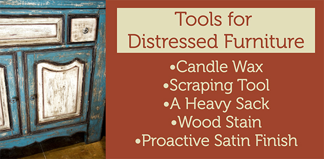 Lists of Tools for Distressed Shabby Chic Furniture