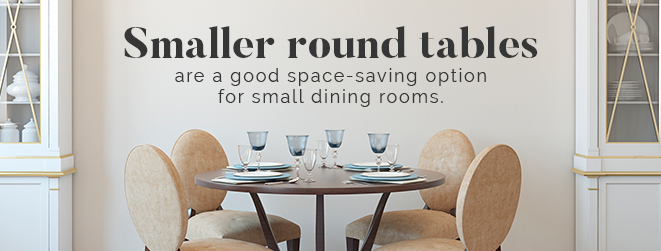 smaller round tables