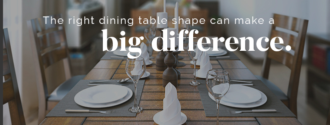 dining table shape