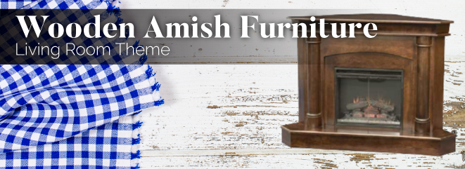 Wooden Amish Furniture Living Room Theme 