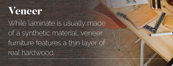 Veneer furniture details