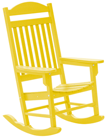 Lemon Yellow Rocking Chair