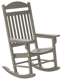 Light Gray Rocking Chair