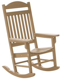 Weathered Wood Rocking Chair