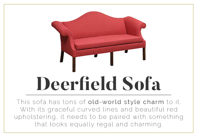 Deerfield Sofa - old-world style and charm