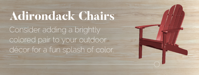 Colorful Poly Adirondack Chair