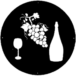 Grape Vine and Wine Logo 