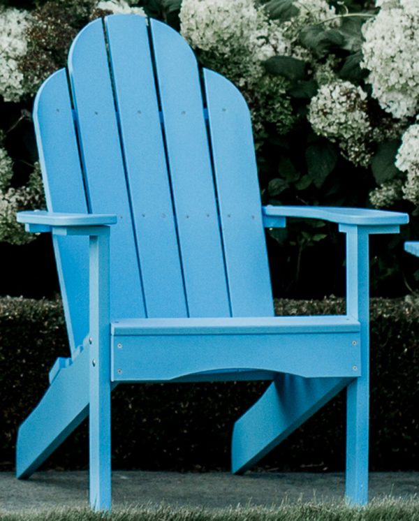 Light Blue Wooden Beach Chair