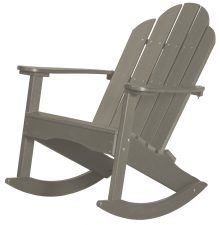 Grey Outdoor Wooden Rocking Chair