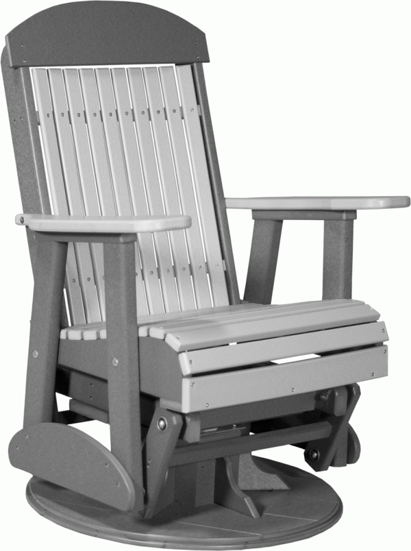 Grey Wooden Desk Chair