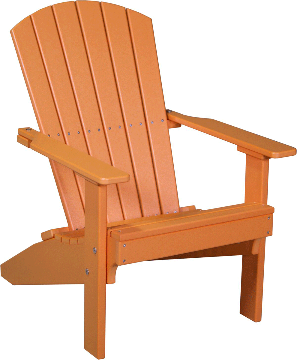 Orange Wooden Beach Chair