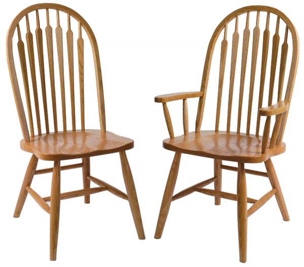 light stained bent back chairs