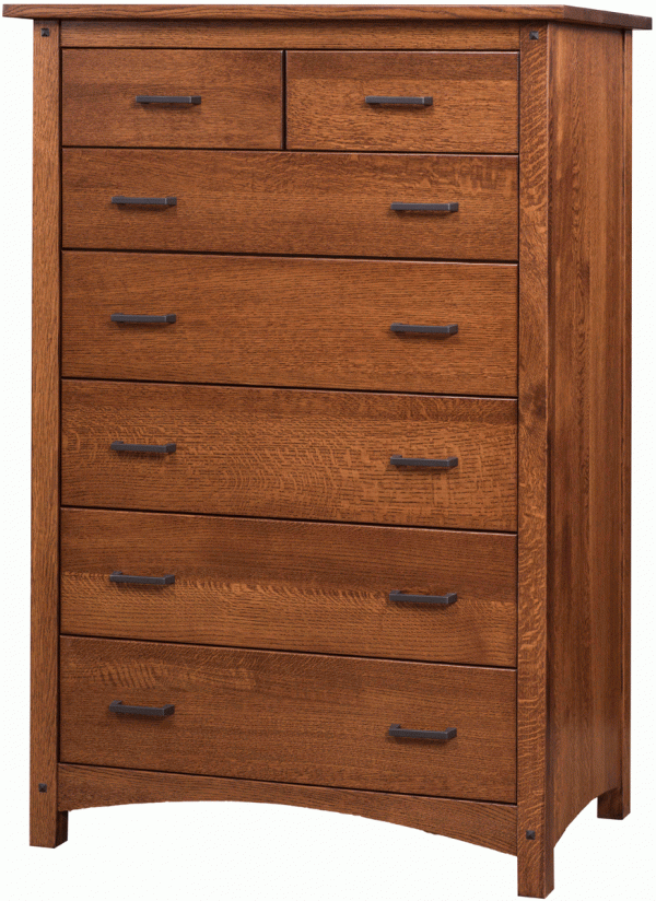 Tall wooden dresser
