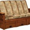 Morris futon with drawers