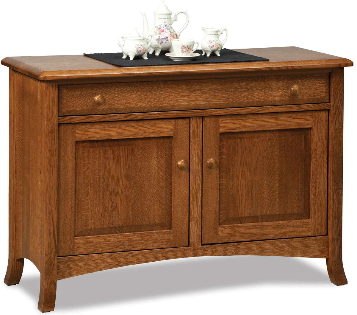 1483 Wooden enclosed sofa table