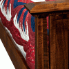 Wooden Bed Frame closeup