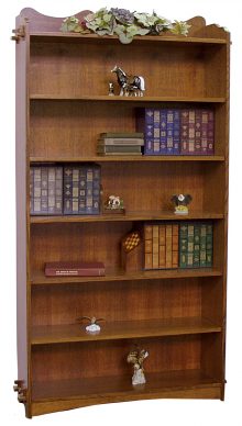 Amish Village Library Bookcase