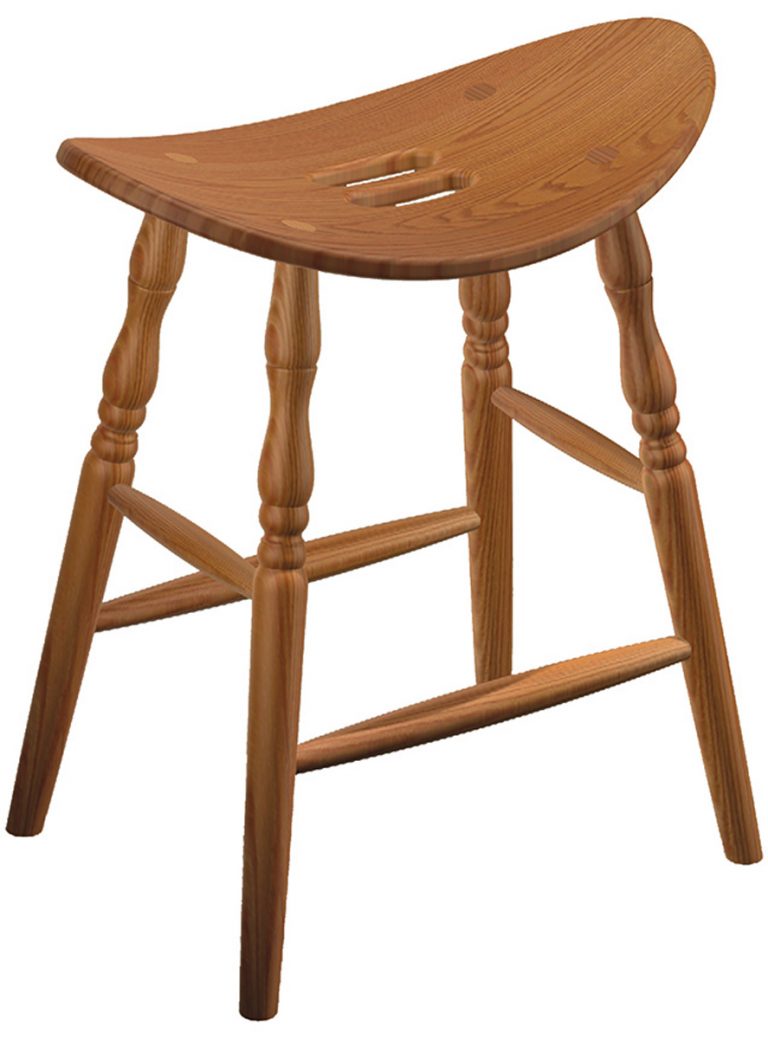 Up to 33% Off Amish Saddle Stool - Amish Outlet Store