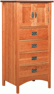 light wooden Lingerie chest