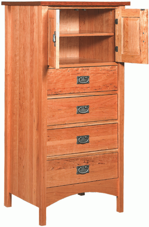 light wooden Lingerie chest