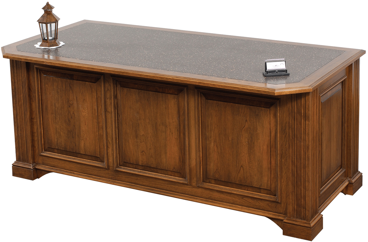 1629a Dark Wooden Desk