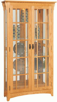 Amish Mission Double Door Curio