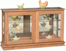 Amish Large Console with Sliding Doors