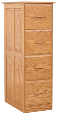 Amish Traditional 4 Drawer File Cabinet