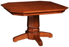 Amish Rockford Single Base Table