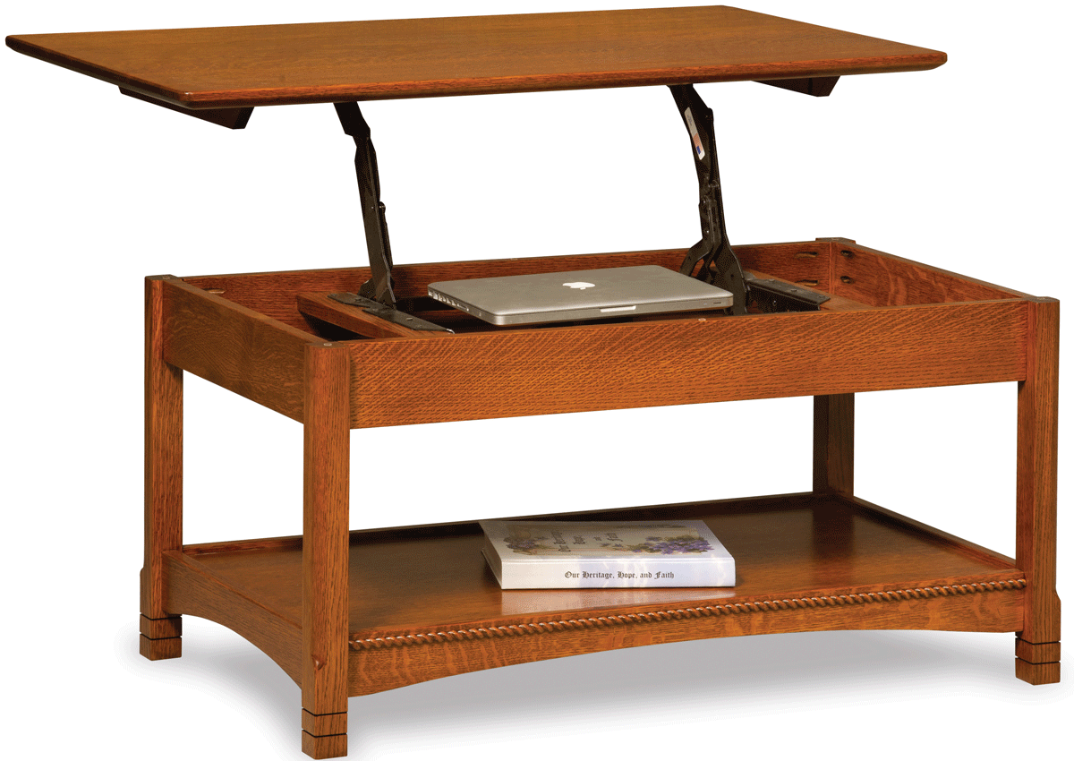 2240 East Lake Open Lift-Top Coffee Table