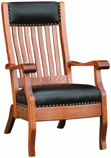 Amish Queen Lounge Chair