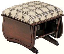Amish Swan Back Gliding Ottoman