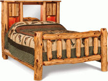 Rustic Spindle Twin/Full Bunk Bed