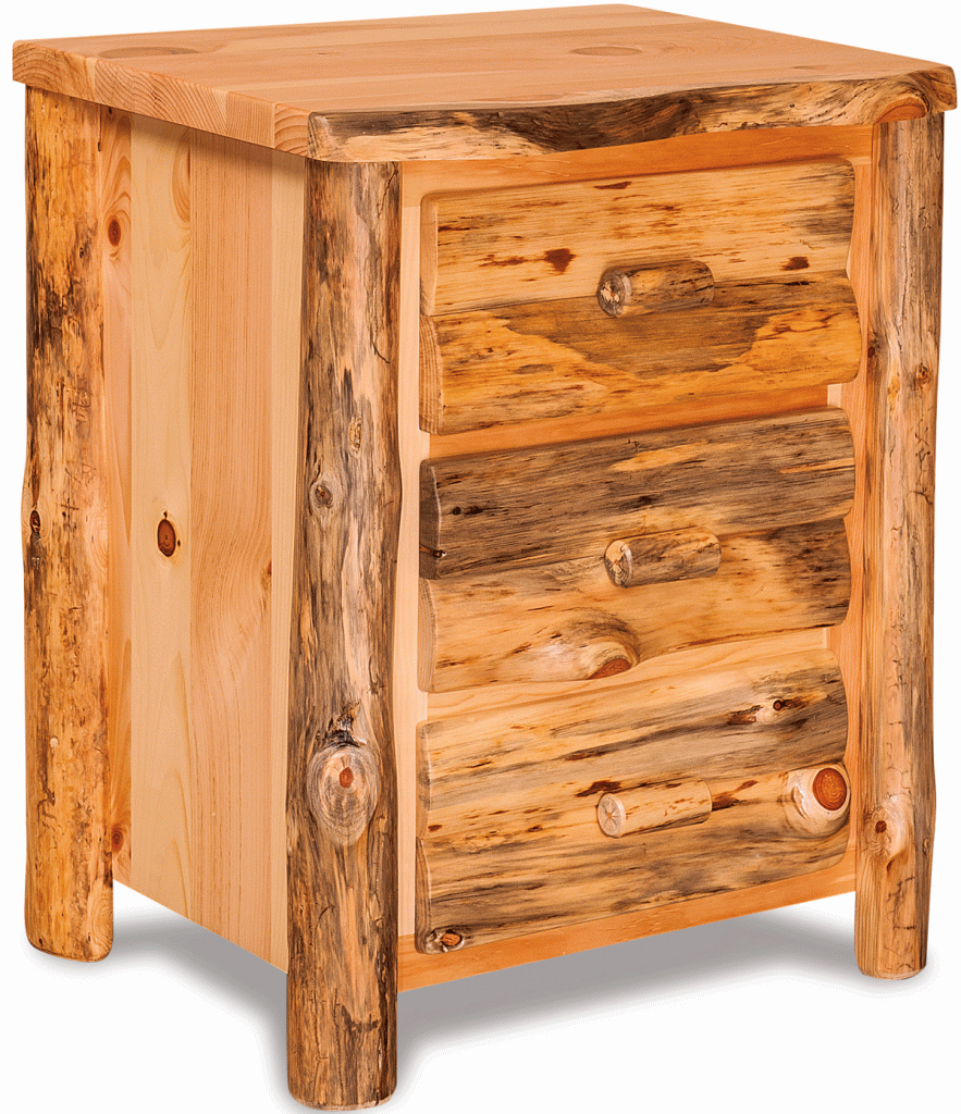 Amish Cedar Nightstands | Solid Wood Amish Furniture