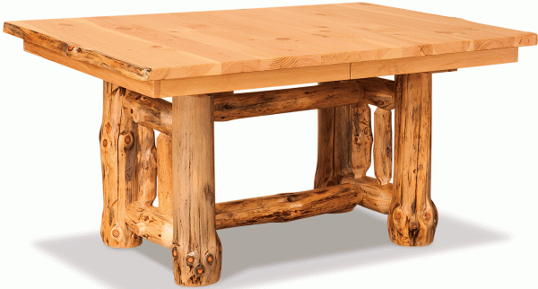Rustic Wood Dining Room Table