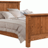 Wood Bed With Headboard and Footboard