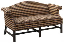 Amish Small Formal Camelback Sofa