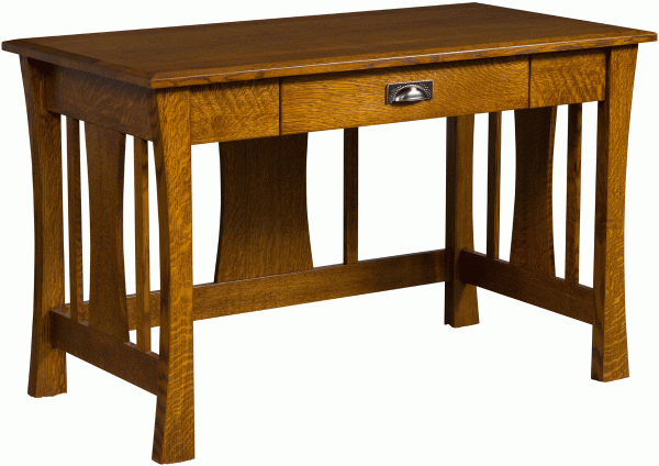 Wood Writing Desk With Single Drawer