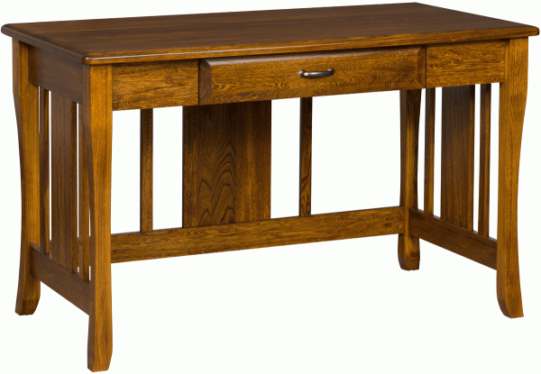 Wood Writing Desk With Single Drawer