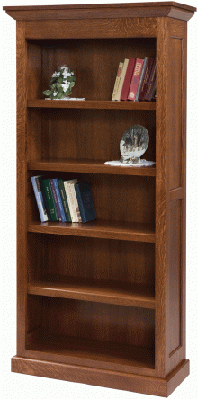 Tall Thin Wooden Bookshelf