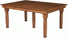 Amish Hampton Leg Table