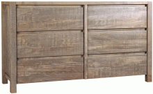 A light wooden chest with 6 drawers
