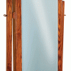 wooden full-body mirror