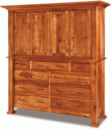 light wooden cabinet with drawers and doors