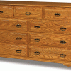 light brown wooden dresser