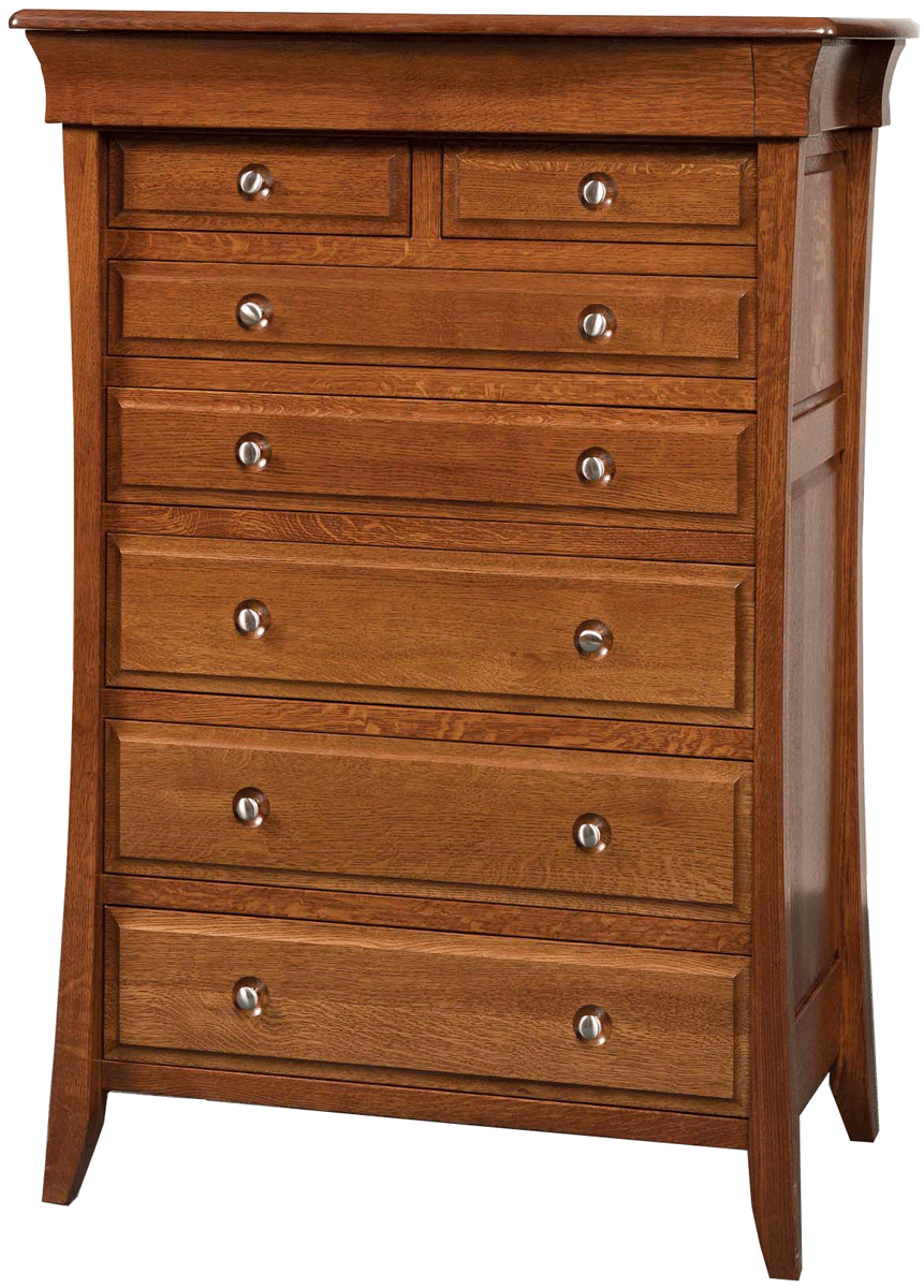 4484 wooden dresser with 7 drawers