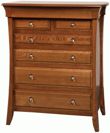 small wooden dresser with drawers