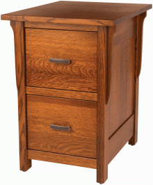 light brown wooden nightstand with 2 drawers