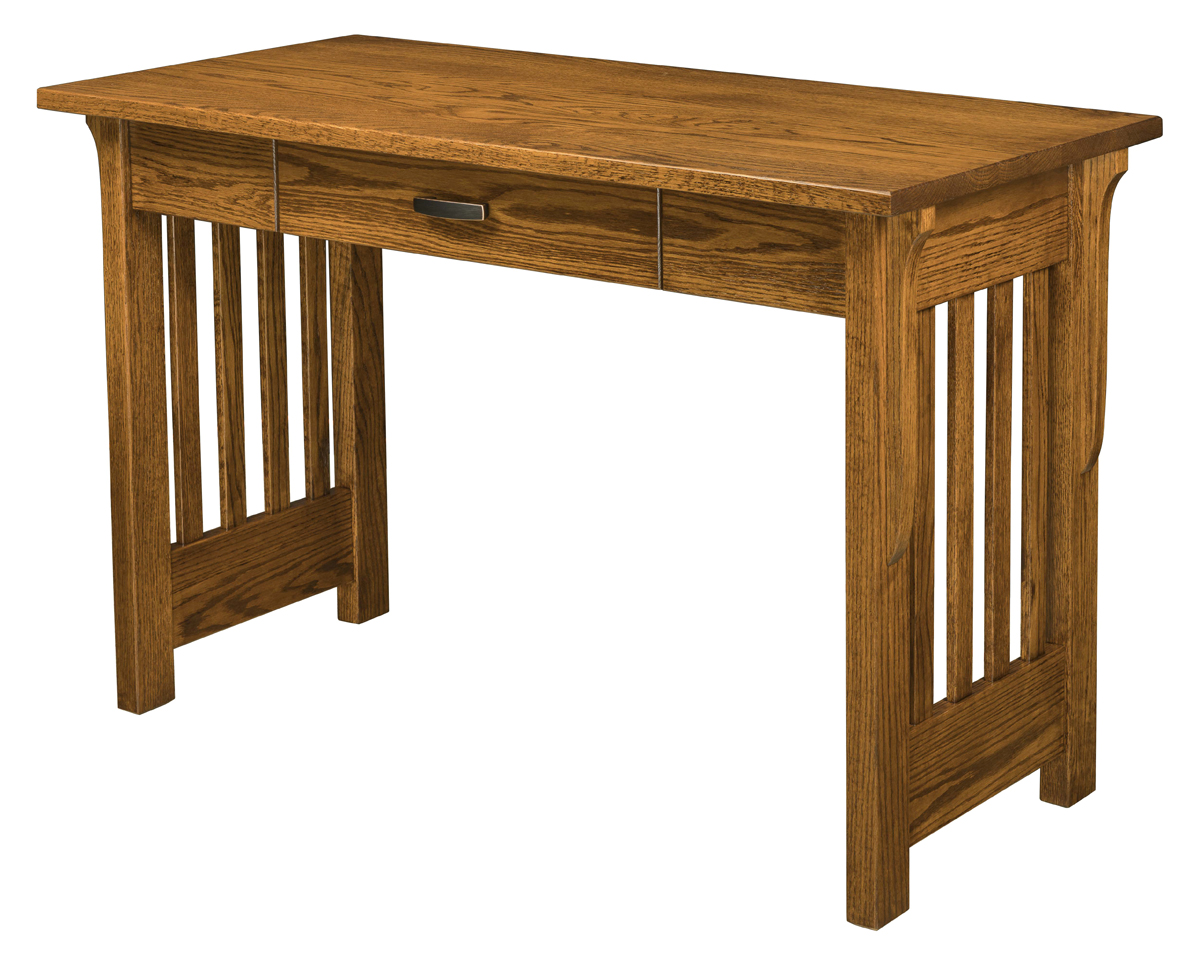 4587 wooden desk with 1 drawer