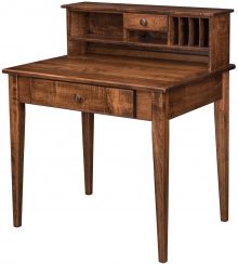Amish Minnie Writing Table with Hutch